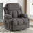 Swivel Recliner Chair with USB and 2 cup holders-1300664125
