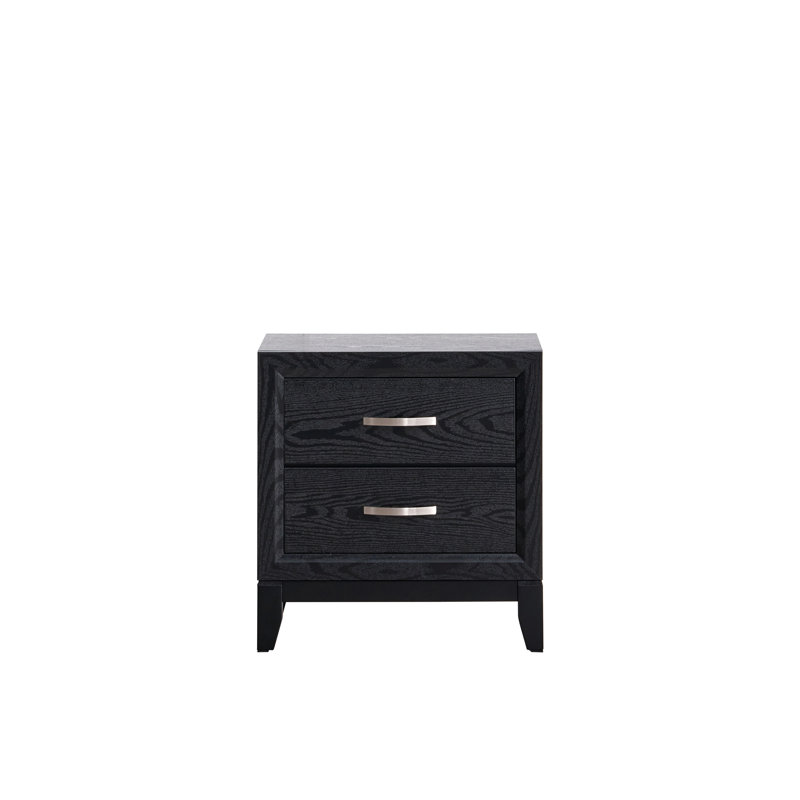 Vanves Nightstand, Black