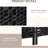 Black Weave Room Divider 6' Tall. Efficiently Partition Spaces. 6 Elegant Woven Panels. Adjustable Hinges For Customized Looks. Portable And Transportable Tall Privacy Screen - Black. Decorate