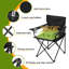 Chaise de camping pliante Shymia