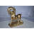 Royal Royal Gazelle Statue Made of Resin - Gold Size: 11" x 5" x 13"H