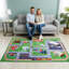 Furnish my Place Joesph 763 Plan de ville | Tapis pour enfants HD City Street Map | Tapis de sol lavable | Salle de jeux et jardin d'enfants | Design contemporain | Multicolore 