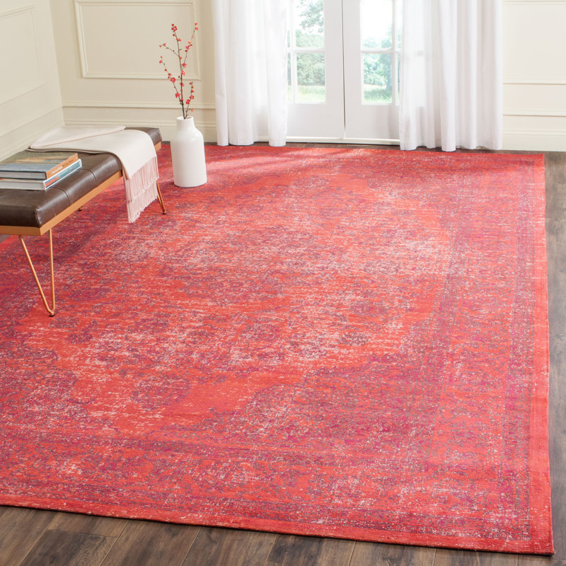 Tapis multicolore en coton Leleifi La Foa, Rectangle 8 pi x 10 pi