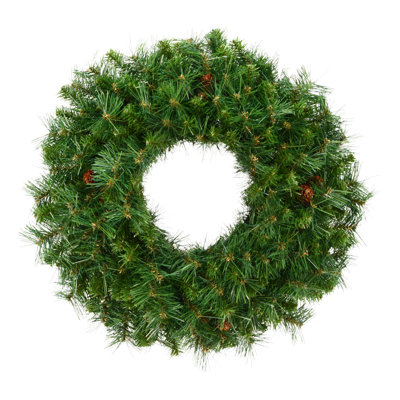 Nauman Artificial Cheyenne Pine Wreath