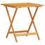 Set Of 2 Natural Wood Solid Acacia Wood 70 Cm Long Table