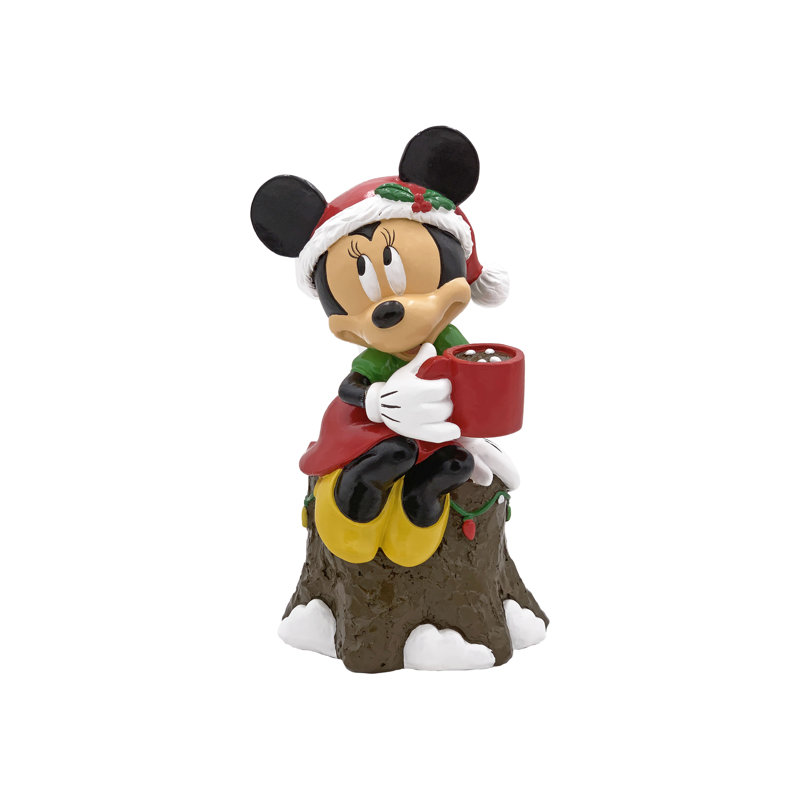Statue Disney Minnie Mouse avec jardin cacao