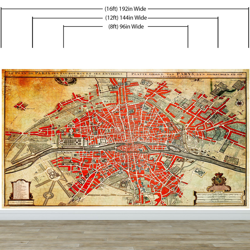 Vasilikos Peel & Stick Wall Mural, 9' H X 8' W