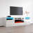 Delaine 78.7" Modern TV Stand with Electric Fireplace, High Gloss Finish, Media Storage-373778360