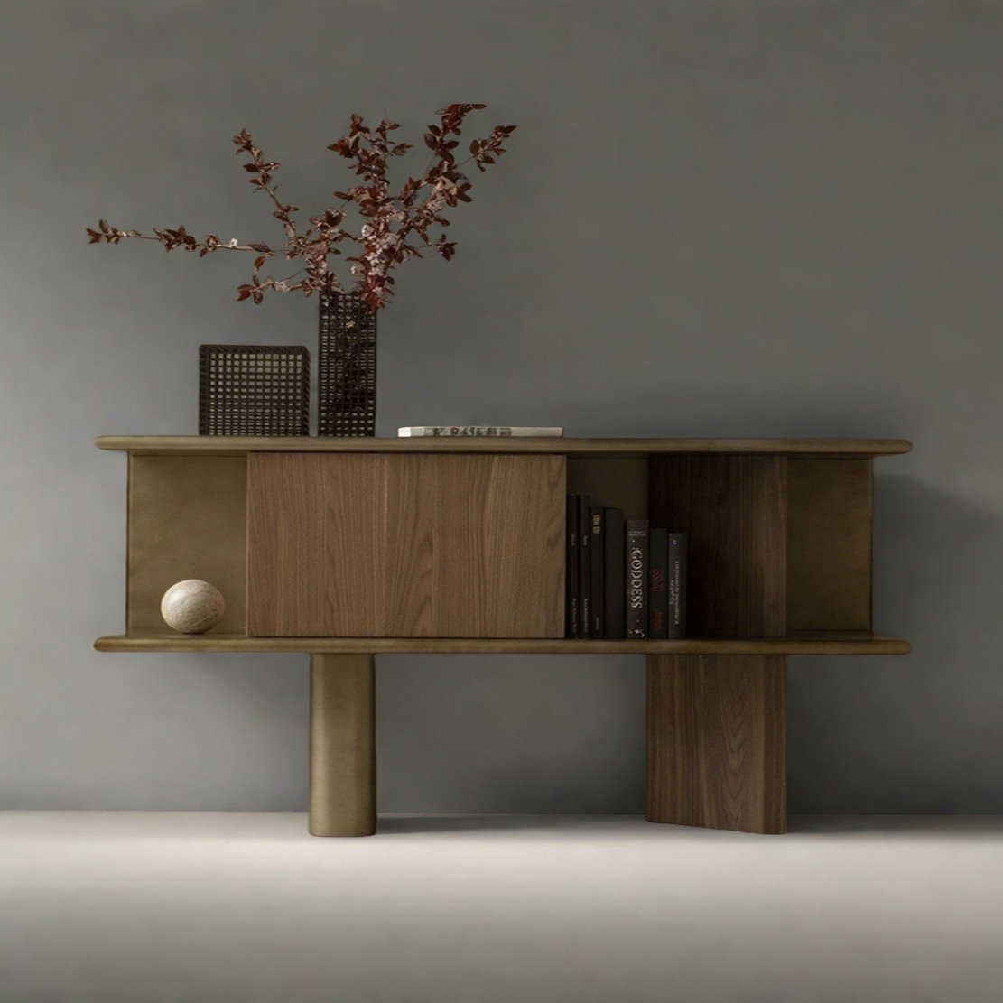 Hokku Designs Modern Minimalist Art Practical Console Table | Wayfair