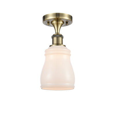 Plafonnier semi-encastré 1 lumière 4,5 po Heide