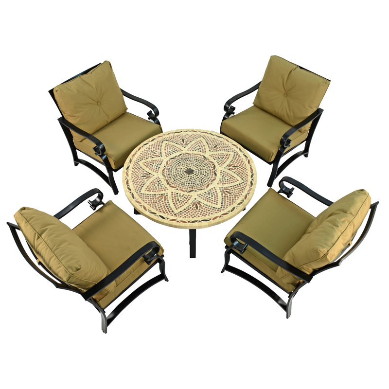 Montpellier 110cm COFFEE Table with 4 WINDSOR DELUXE LOUNGE