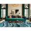 Tapis lavable hawaïen Ocean Waves-469095042