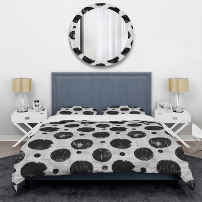 Ensemble de housse de couette Black Polka Dot Glam II - Glam