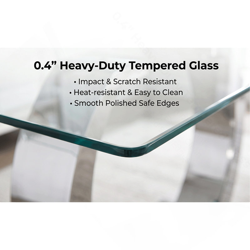 Glass Standing Desk