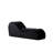 Comfortable Chaise Lounge, Ergonomic Curve, High Foam Core, Removable Washable Cover, Black Relax Design, Detachable Cover For Long-Term Comfort-1446238184