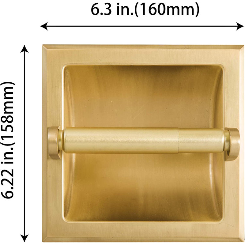 Bathroom Hardware Set, Satin Brass