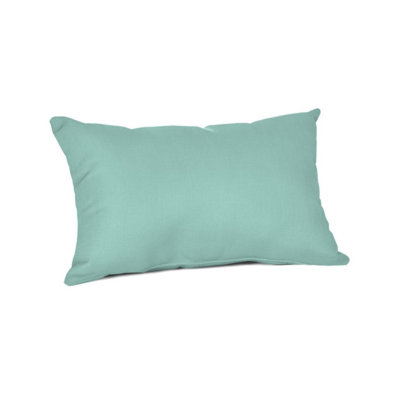 Coussin lombaire décontracté pour l'extérieur, Sunbrella résistant à l'eau et à la décoloration pour les meubles de patio et les balancelles, réversible