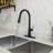 CASAINC Pull Down Kitchen Faucet with Deck Plate-92969940