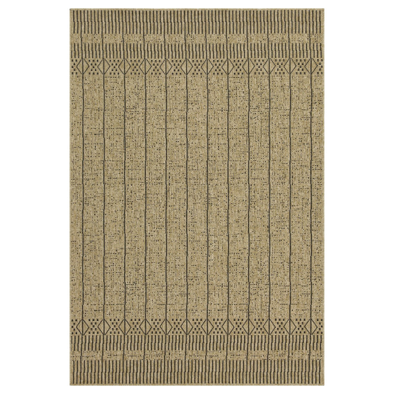 2 Ft. 7 In. X 3 Area Rug - Earth Gcntl1008 Polypropylene, Stain , For Patio & Deck Ft In Collection, High Traffic Areas