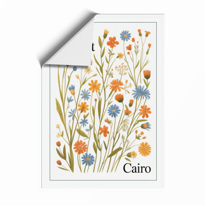 Flower Market Cairo Botanical - Print