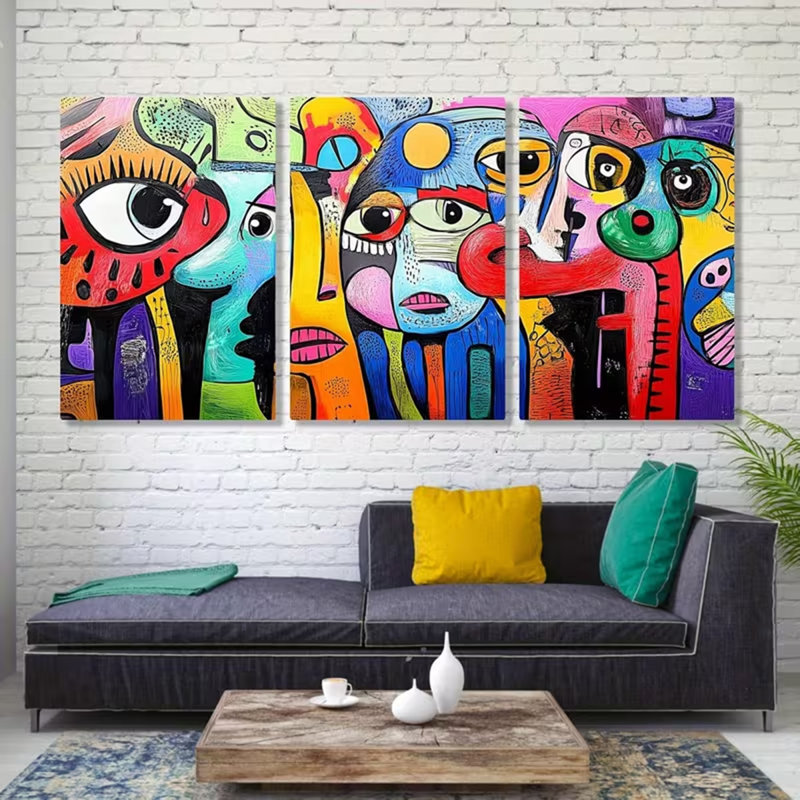 3 Piece Print, 40 cm H x 90 cm W