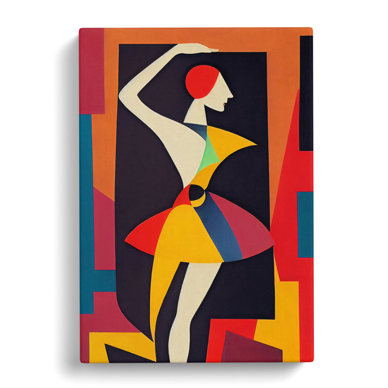 Ballerina No.3 - Wrapped Canvas Print, 50cm H x 35cm W