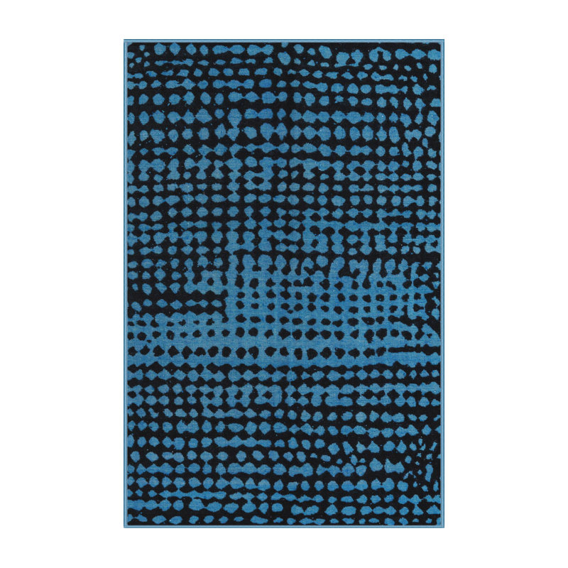 Tapis abstrait moderne 4388, Tapis de couloir 2 pi x 5 pi