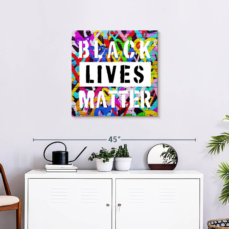 «Love Black Lives Matter», H 24 po x l 24 po