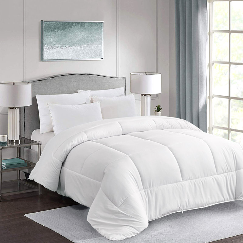 Édredon toutes saisons en duvet de microfibre, Grand