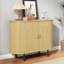 Buffet en bois Jamyia avec 2 portes et tablettes réglables -628337104-611288074