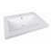 AGUA CANADA Layla 19'' Gloss White Polymarble Rectangular Bathroom Sink with Overflow