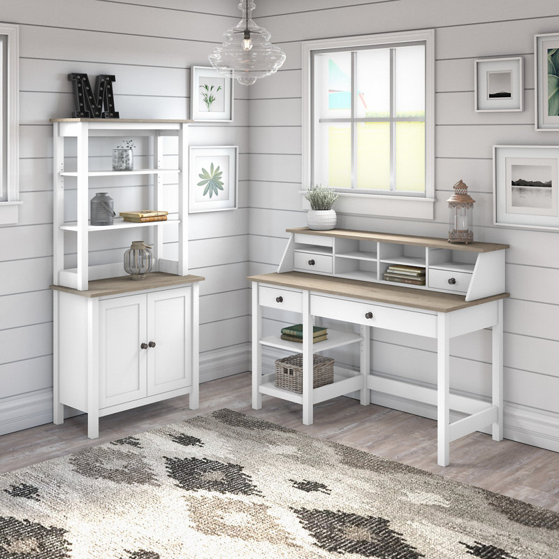 Aspen 4 Piece Computer Desk Office Set