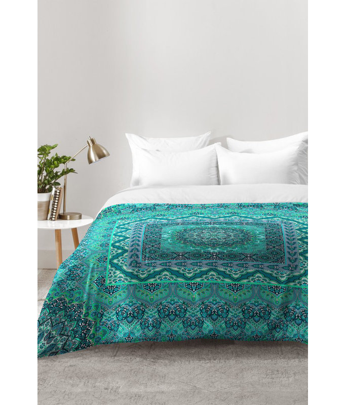 Aimee St Hill Modern & Contemporary Polyester Patchwork Comforter, Full/Queen Comforter + 2 Standard Shams