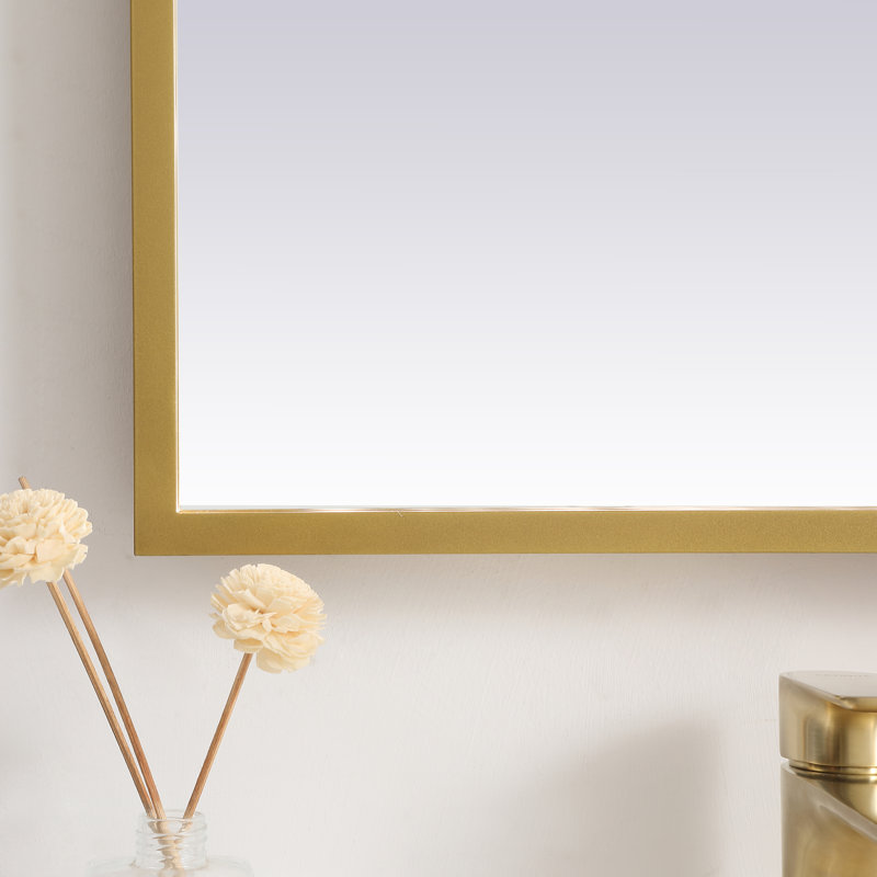 Miroir Piche, Laiton, 20 po x 40 po