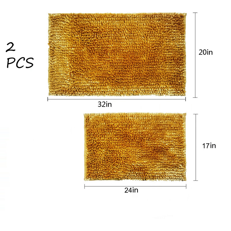 Lanarose Bath Rug, Gold
