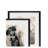 Sketchy Study Collie - 2 Piece Single Picture Frame Set