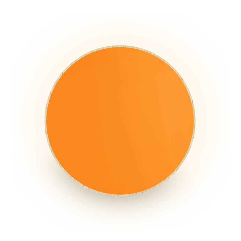 Ramen Mini Wall Sconce, 6", Matte Orange, Ramen Mini Wall Sconce, 6", Matte Orange