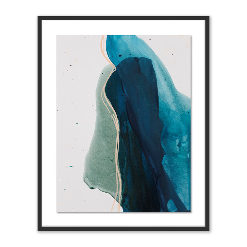 Intelligence by Kim Whiteside, 40" H x 32" W x 2.5" D, Black