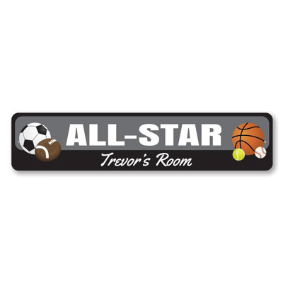 All Star Sports Custom Aluminum Sign