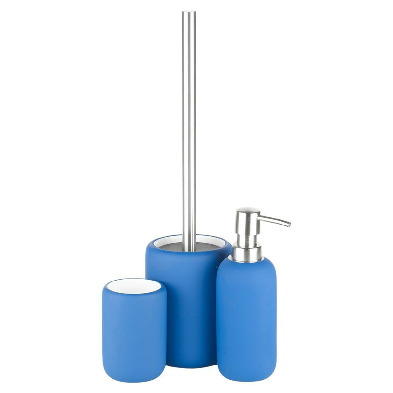 Osterley Ceramic / Porcelain Bathroom Accessory Set, Blue