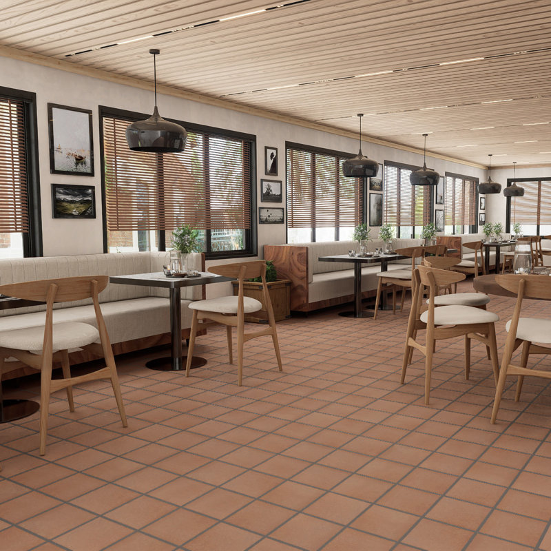 Lincoln Quarry 7-5/8 In. X 7-5/8 In. Ceramic Floor And Wall Tile
