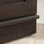 Armoire de rangement contemporaine en bois d'ingénierie avec 5 tablettes, brun