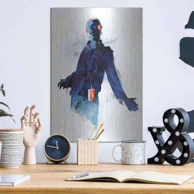 Luxe Metal Art 'Walkman Dead' By Robert Farkas, Me " Walkman Dead " by Robert Farkas