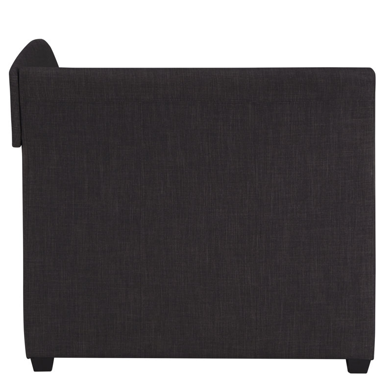 Kamio Upholstered Daybed, Dark Gray