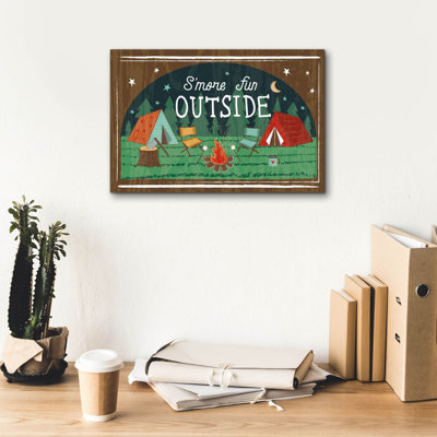 «Comfy Camping 7» par Melissa Averinos, art mural sur toile