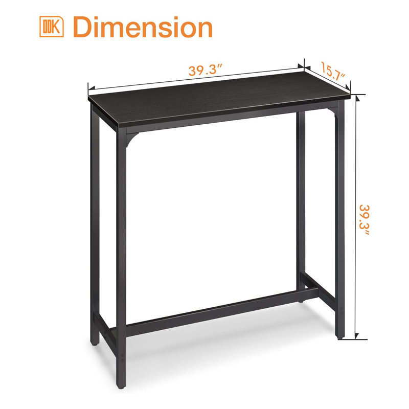 Metal Base Dining Table