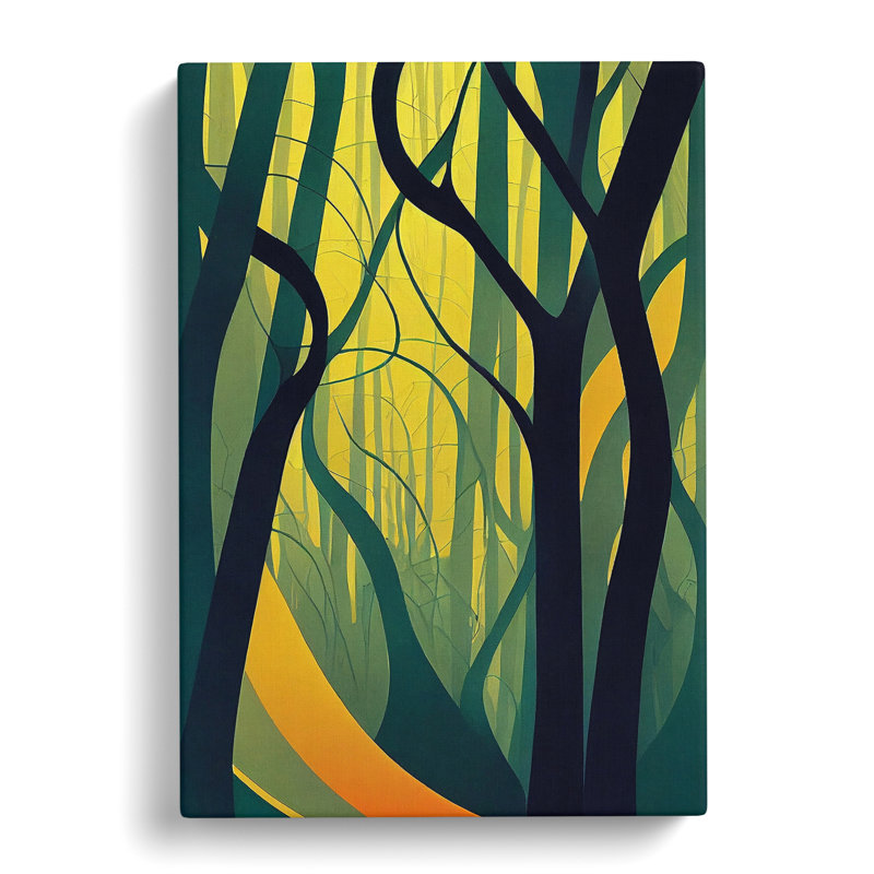 Forest Digital - Wrapped Canvas, 60cm H x 40cm W x 3cm D