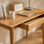 Bureau 100% bois massif bois naturel Bureau d'ordinateur Bureau d'étude Chêne bois naturel PC Bureau Bureau coiffeuse Slim bois massif avec tiroir Simple Work