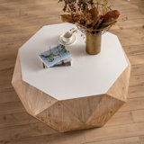 Three-Dimensional Embossed Pattern Design American Retro Style Coffee Table