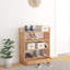 8 Pair Solid Wood Shoe Rack